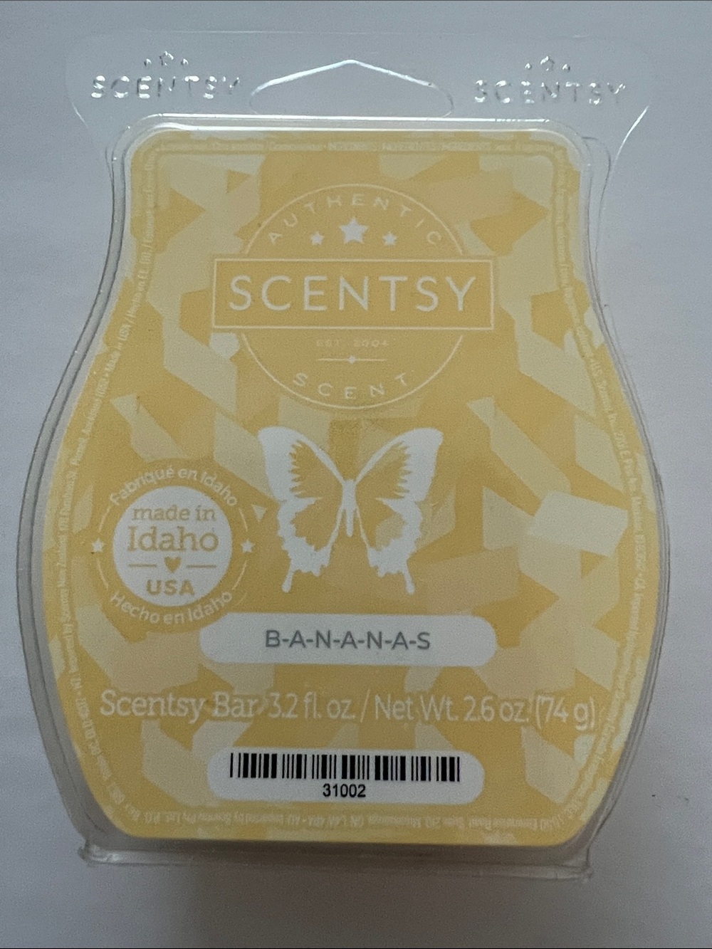 RETIRED/DISCONTINUED BBMB Scentsy      B-A-N-A-N-A-S Wax Bar